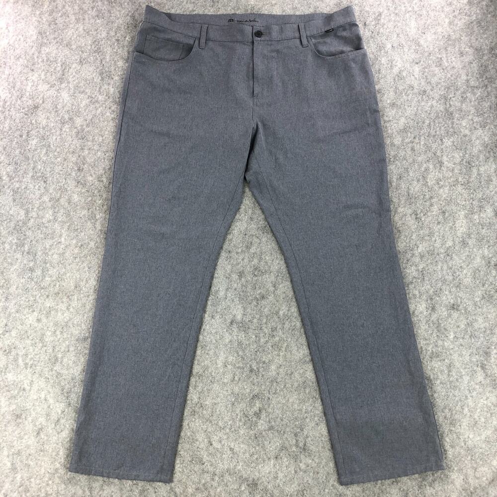 Travis Mathew Men's Gray Chinos